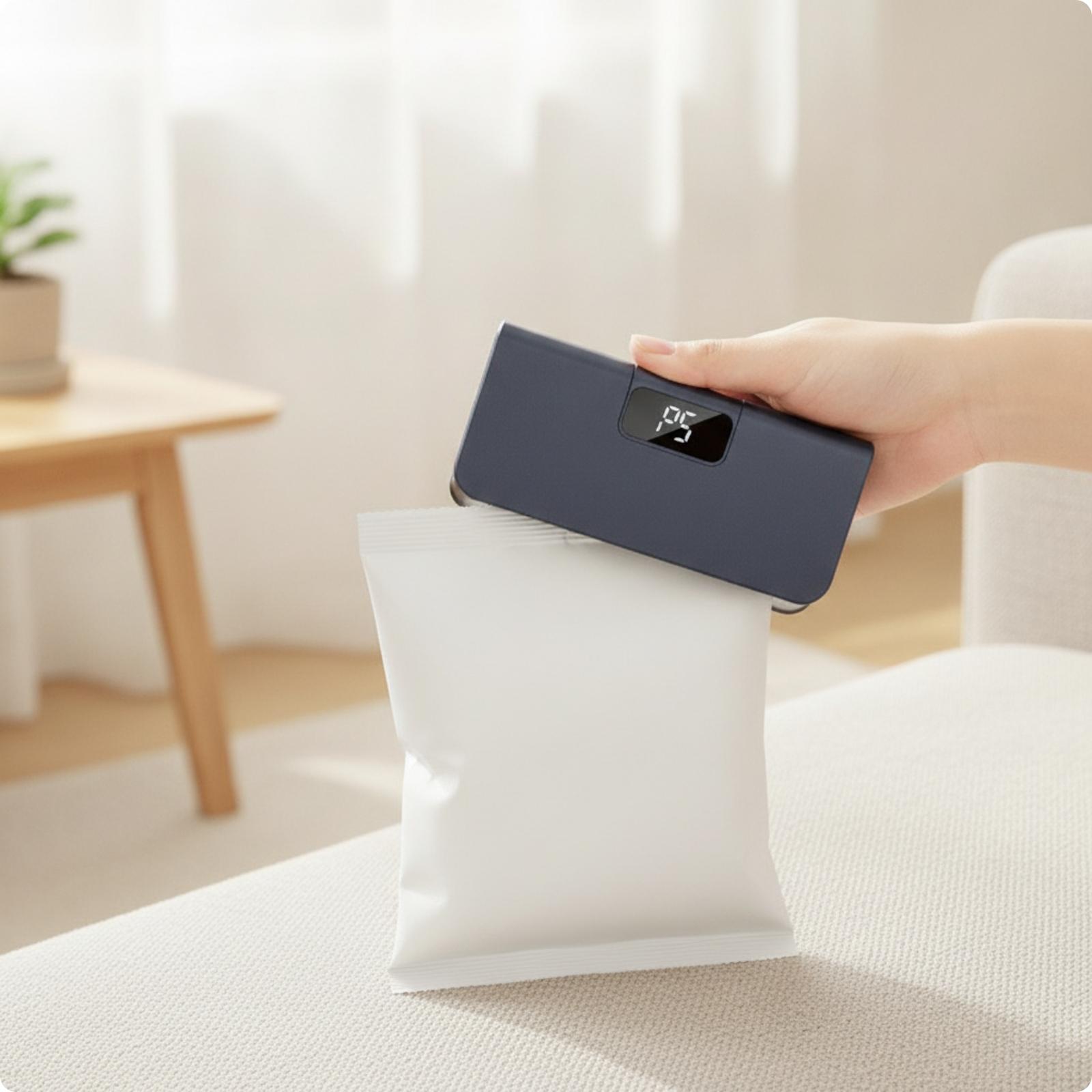 Food Storage Bag - جهاز إغلاق الأكياس بشاشة رقمية |
