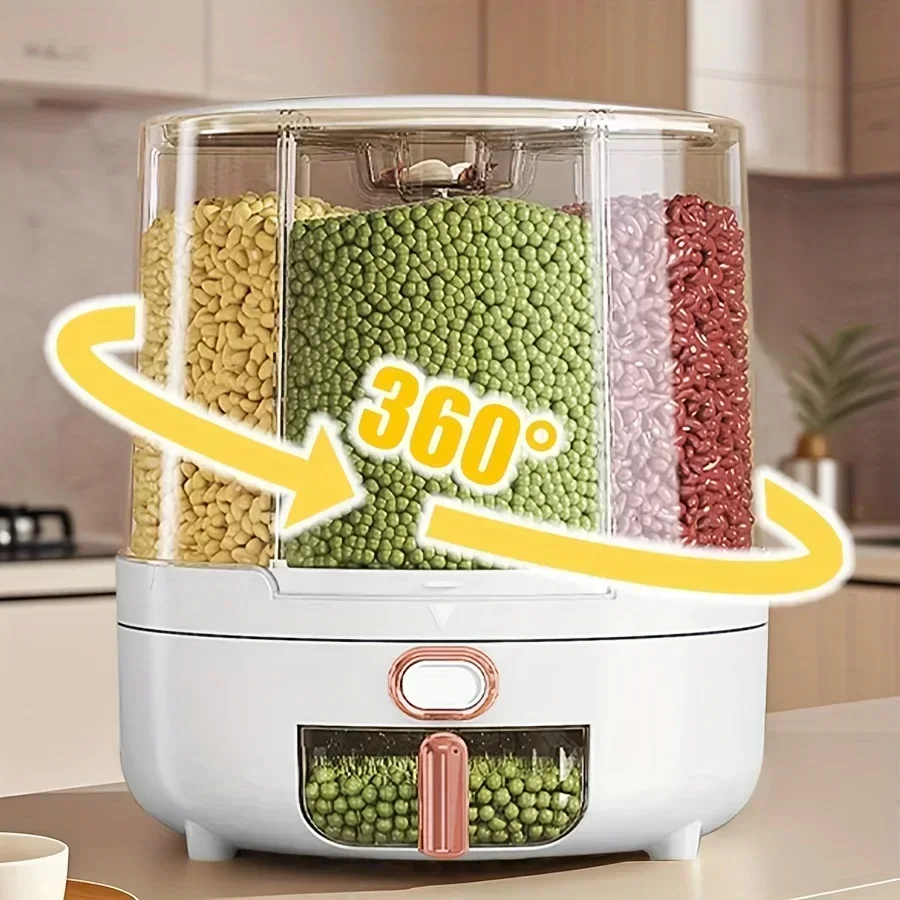 Food Storage Meals - 6 مقصورة 360 ° حاوية تخزين