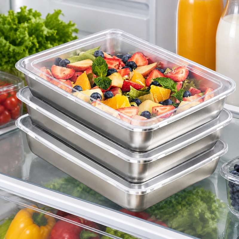 Food Storage Meals - مجموعة من 3 علب طعام مصنوعة