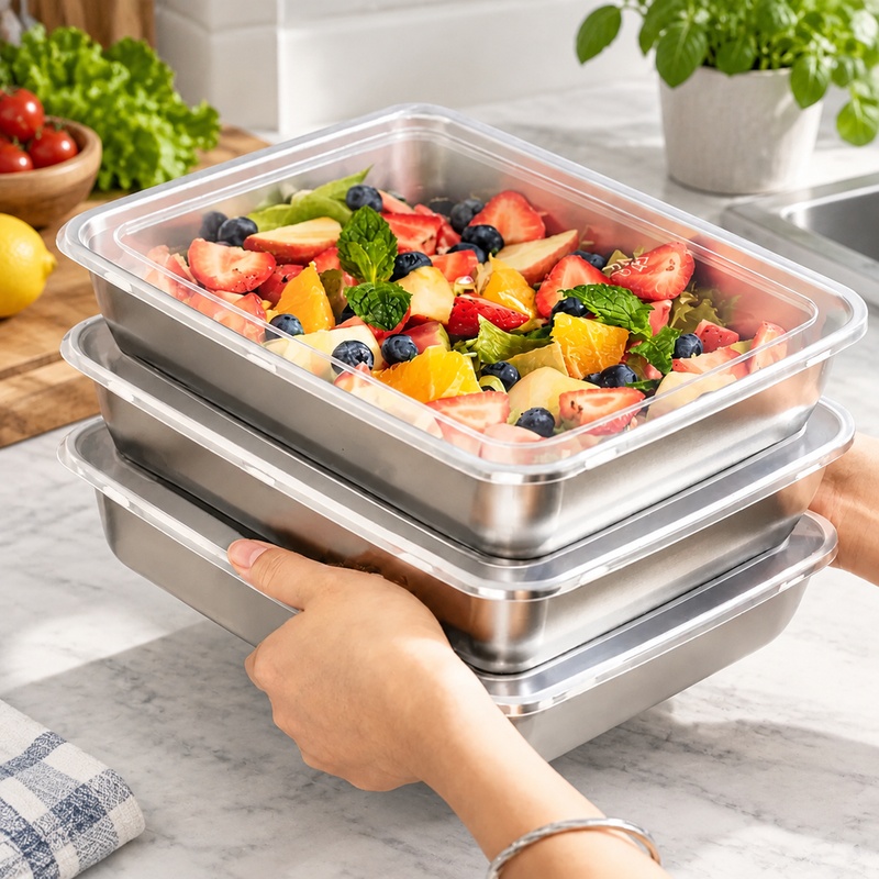 Food Storage Meals - مجموعة من 3 علب تخزين طعام