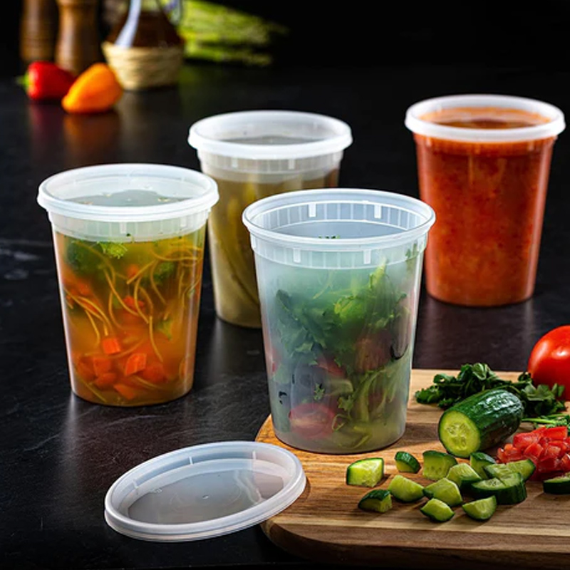 Food Storage Meals - حاويات تخزين الطعام مع أغطية ،