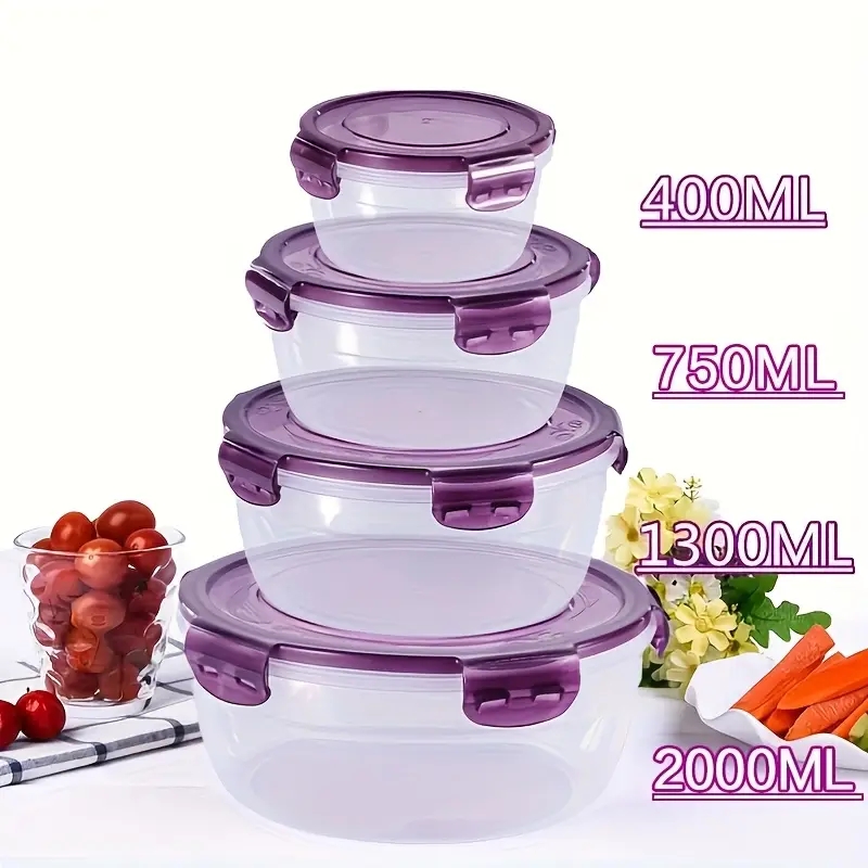 4 حاويات بلاستيكية لتخزين الطع - مراجعة Food Storage Meals وسعره