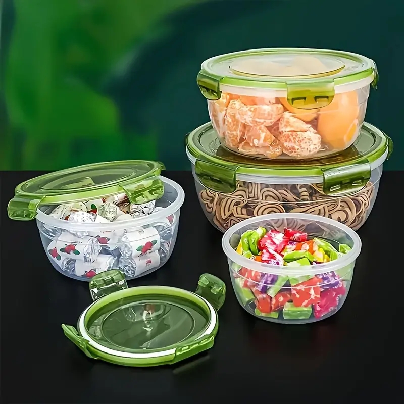 4 حاويات بلاستيكية لتخزين الطع - مراجعة Food Storage Meals وسعره