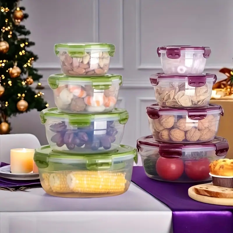 4 حاويات بلاستيكية لتخزين الطع - مراجعة Food Storage Meals وسعره