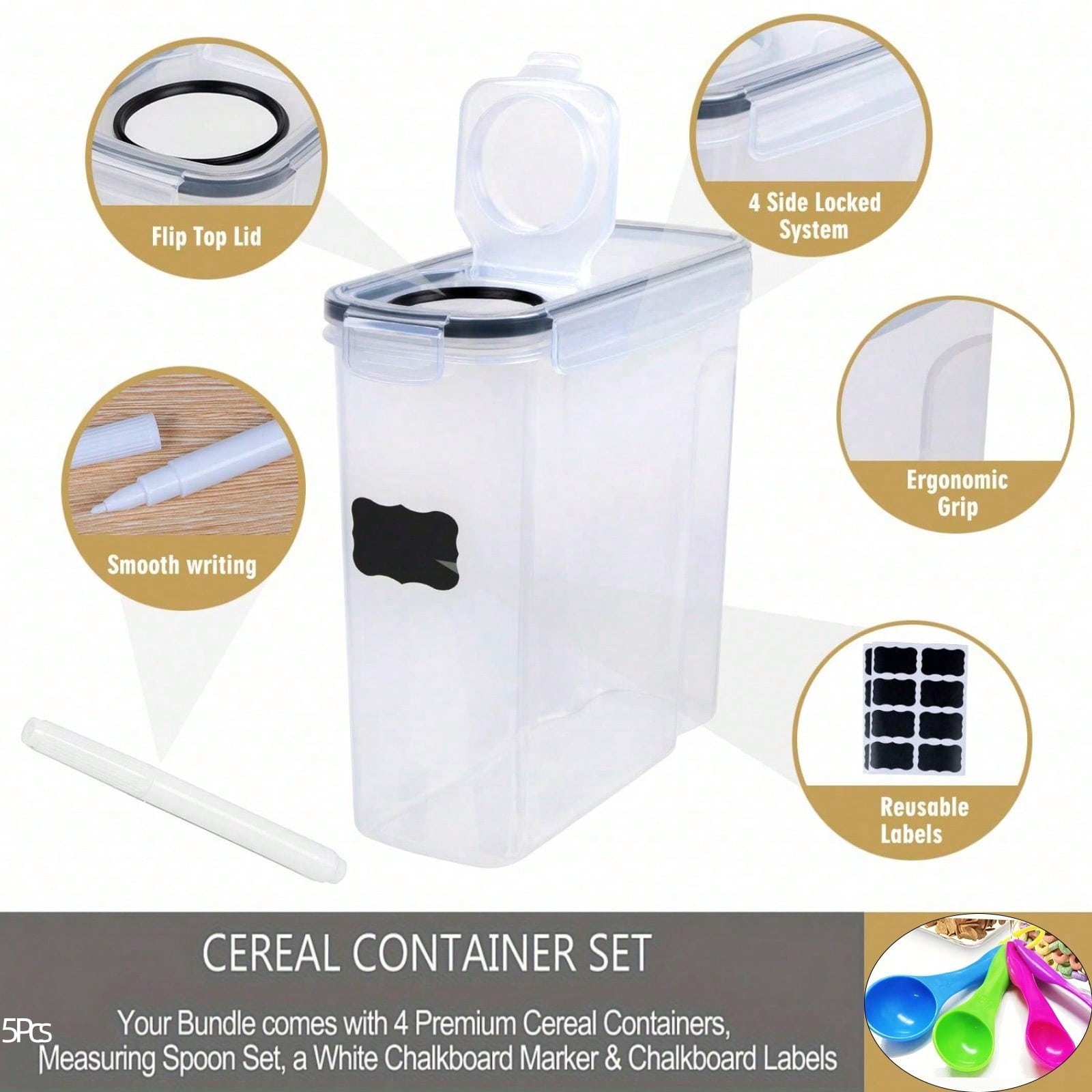 مجموعة من 4 علب تخزين محكمة ال - مراجعة Food Storage Meals وسعره